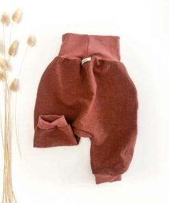 kurze Knickerbocker Baby Kinder Sommerhose aus atmungsaktivem Leinen